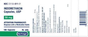 Indomethacin 50 Mg 100 Caps By Camber Pharma