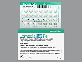 Noreth/Acet Estradio (Lomedia 24 Fe) 3x28 Tabs By Amneal