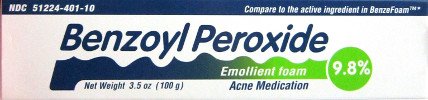 Image 0 of Benzoyl Peroxide 9.8% Foam 100 Gm By Tagi Pharma.