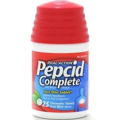 Pepcid Complete Mint Tablet 25 Ct By J&J Consumer