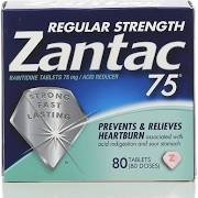 Zantac 75 Mg Acid Reducer 80 Tablets By Boehringer Ingelheim