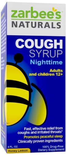 Image 0 of Zarbee's Extra Strength Adult Nighttime Cough Syrup - Honey Lemon 