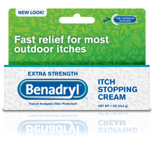 Benadryl Extra Strength Itch Stopping Gel 3.5 Oz