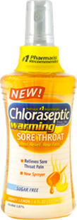 Chloraseptic Warming Sore Throat Spray Honey Lemon 6 Oz