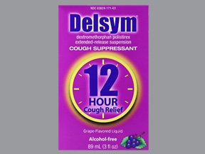 Delsym 12 Hour Cough Relief Grape 3 Oz