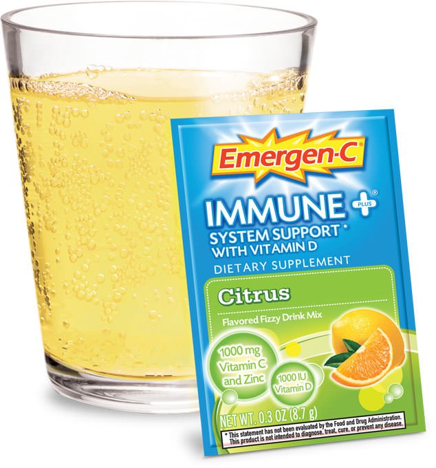 Emergen-C Immuni Powder System Support With Vitamin D 10 Ct