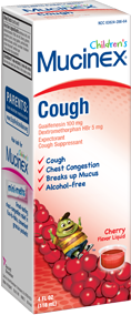 Mucinex Child Expectorant Cough Relief Cherry 4 Oz