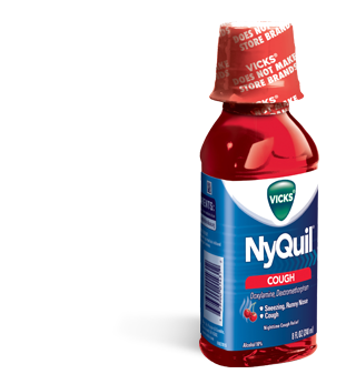 Image 0 of Nyquil Cough Reliever Cherry Flavor Liquid 12 Oz