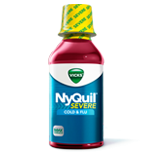 Image 0 of Nyquil Severe Cold & Flu Relief Liquid Berry Flavore 12 Oz