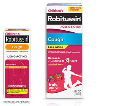 Image 0 of Robitussin Children's Cough Long Acting Syrup 4 Oz
