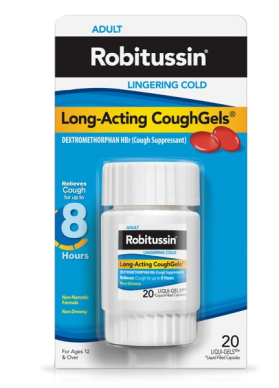 Robitussin Linger Cold Long Acting 20 Liqui-Gel