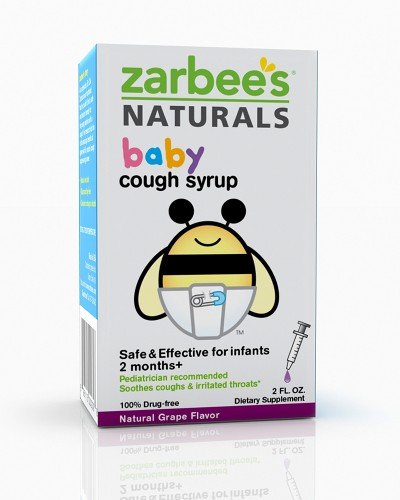 Zarbee's Natural Baby Cough Syrup Grape Flavor 4 Oz