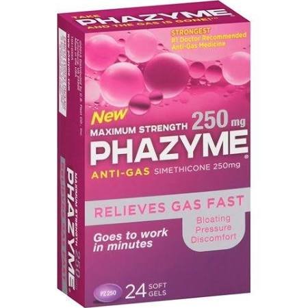 Phazyme Maximum 250 Mg 24 Soft-Gels