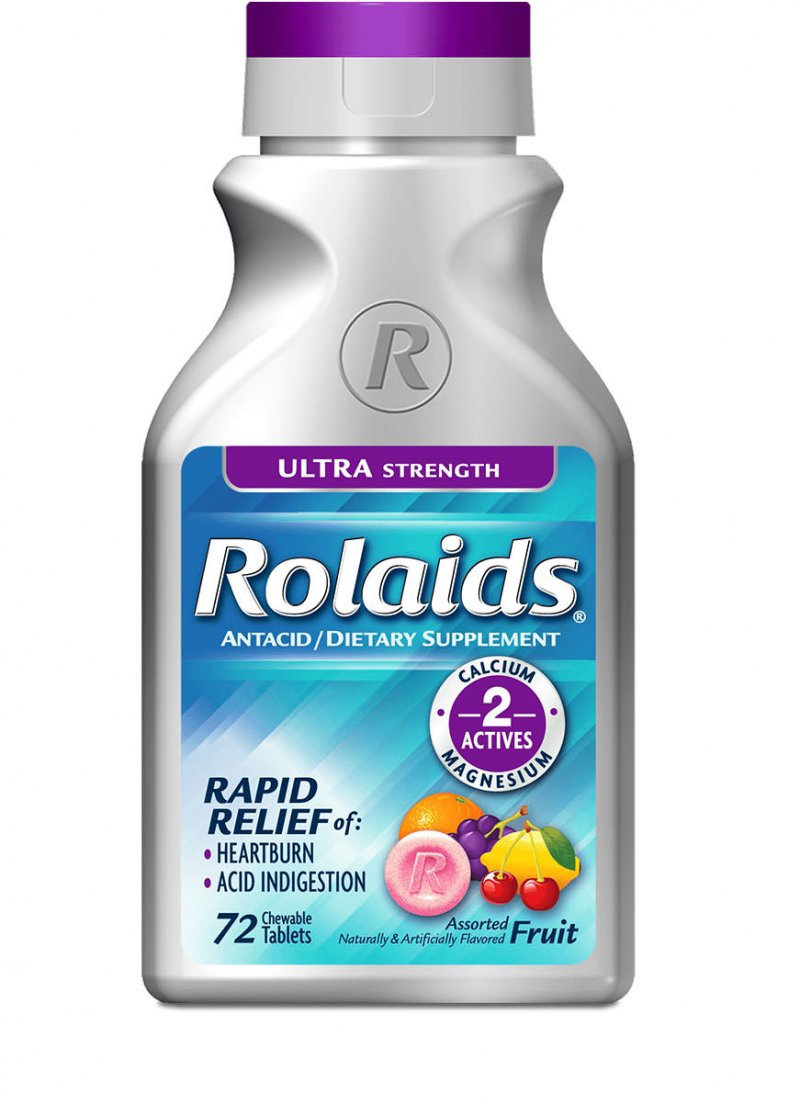 Rolaids Ultra Strength Fruit 72 Tablets