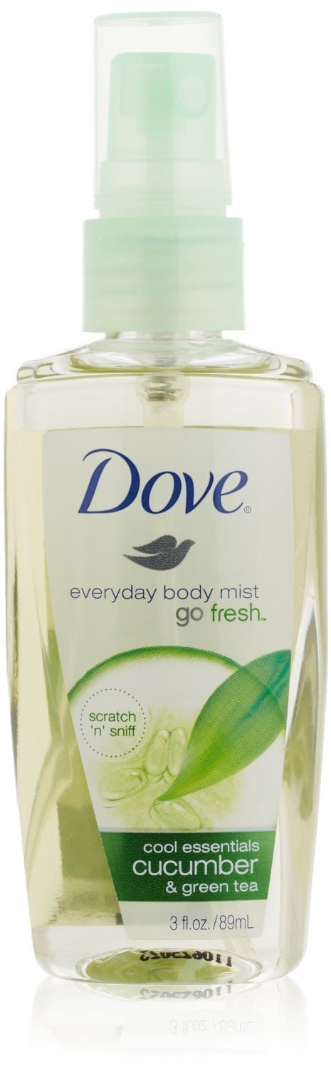 Dove go fresh Cool Essentials Body Mist, 3 Ounce