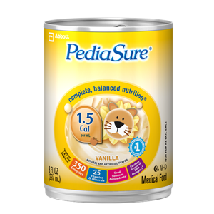 Pediasure 1.5 Cal Instant Can Vanilla Flavor 24x8 Oz