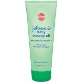 Johnsons Baby Oil Aloevera With Vitamin E Creamy 8 Oz