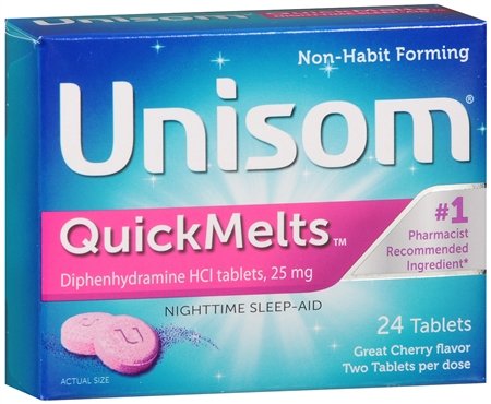 Unisom Melt Cherry Tablet 24