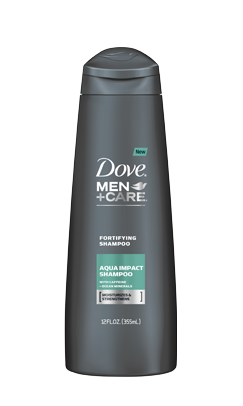 Image 0 of Dove Men+Care Aqua Impact Fortifying Shampoo 12 Oz