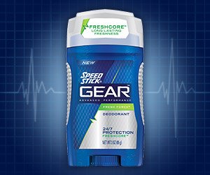 Speed Stick Gear Deodorant Fresh Force Solid 3 Oz