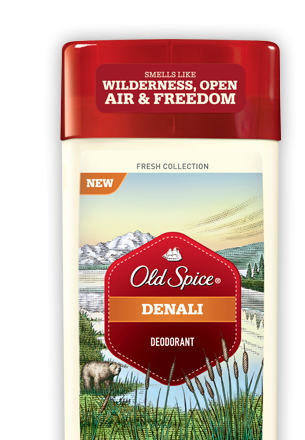 Old Spice Fresh Collection Invisible Solid Denali Deodorant 2.6 Oz