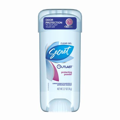 Secret Outlast Completely Clean Gel Deodorant 2.7 Oz