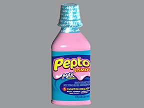 Pepto Bismol Liquid Max Strength Original 12 Oz