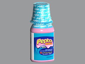 Pepto Bismol Max Strength Original Liquid 4 Oz