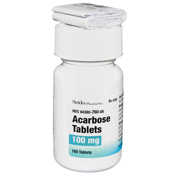 Image 0 of Acarbose 100Mg Tabs 100 By Strides Pharma