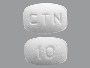 Cetirizine Hcl 10mg Tab Otc 1X500 Tab By Pack Pharma Gen 