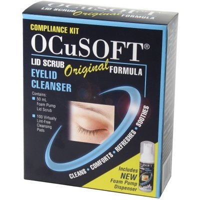 Image 0 of Ocusoft Eye Lid Scrub Foam Compliance Kit 50 Ml