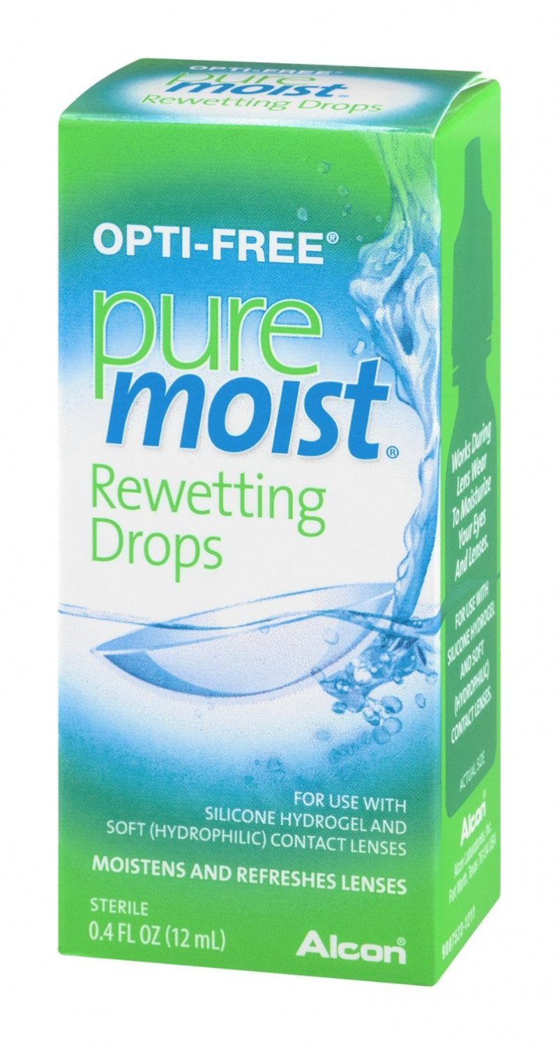 Alcon opti-Free Pure Moist Rewetting Drop 12 Ml