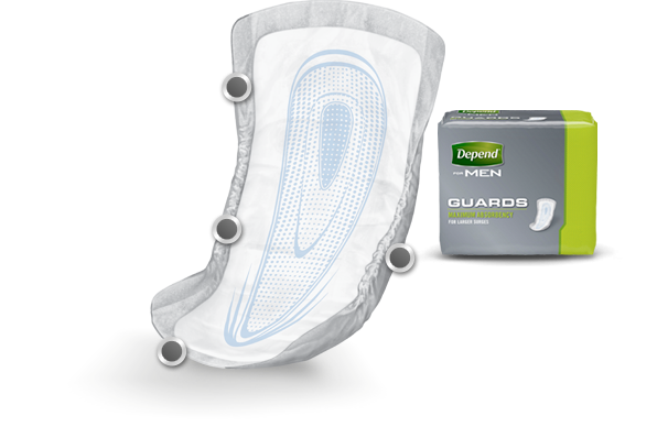 Image 0 of Depend Guards For Men Maximum Absorbency 104 Ct