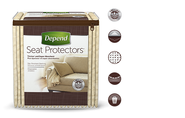 Depend Seat Protectors 2x12 Ct