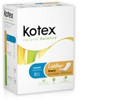 Kotex Regular Unscented Lightdays Liners 18x22 Ct.
