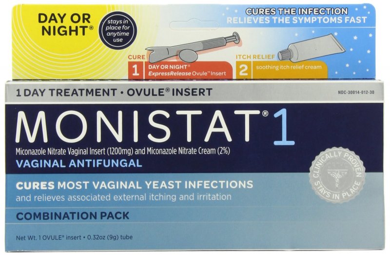 Monistat 1 Vaginal Antifungal Day or Night 1-Day Treatment Combination 0.32 Oz