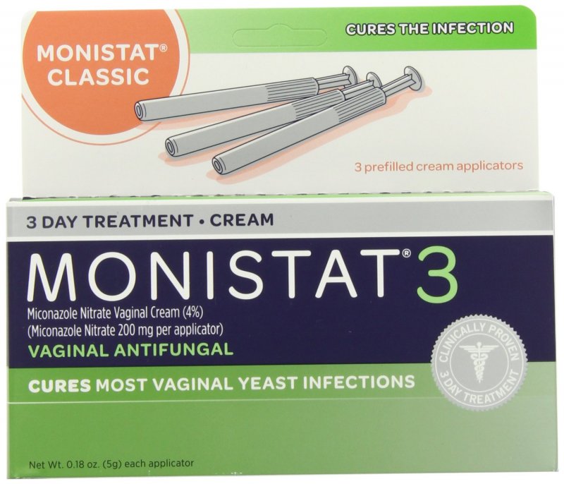 Monistat 3 Vaginal Anti Fungal Medication Prefilled Applicator 3x5 Gm