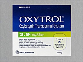 Oxytrol 3.9 Mg Day Patches 8 Ct.