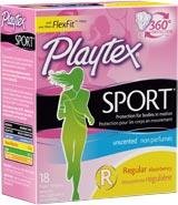 Playtex Tampon Regular Sport Scented 18 Ct.