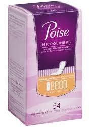 Poise Micro Liners 8x54 Ct.
