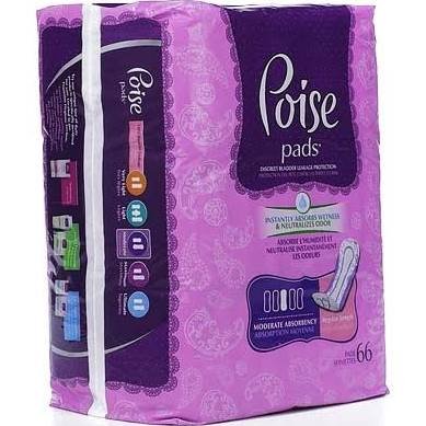 Poise Moderate Extra Absorbency Pads 4x66 Ct.