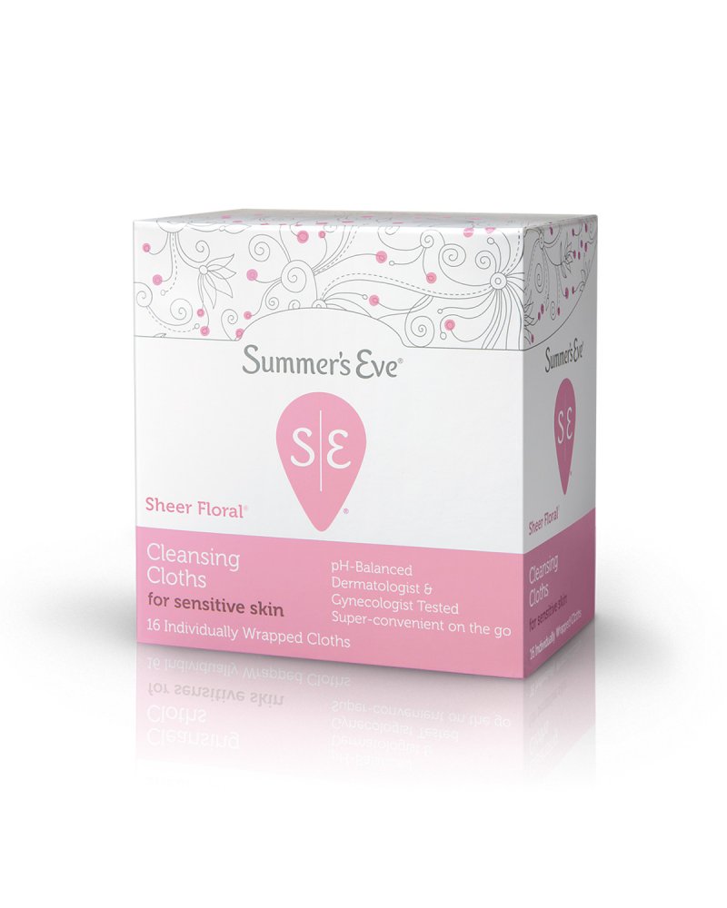 Summers Eve Cleansing Cloth Floral 16 Ct.