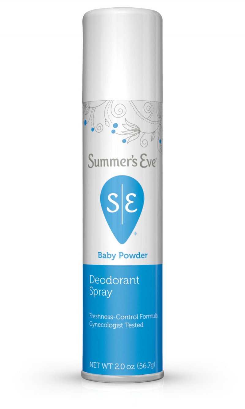 Summers Eve Deodorant Spray Baby Powder 2 Oz