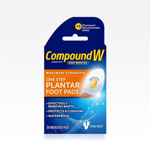 Image 0 of Compound W One Step Wart Remover Pads For Feet 20 Ct.