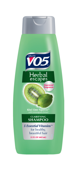 Alberto VO5 Herbal Escapes Kiwi Lime Squeeze Shampoo 12.5 Oz