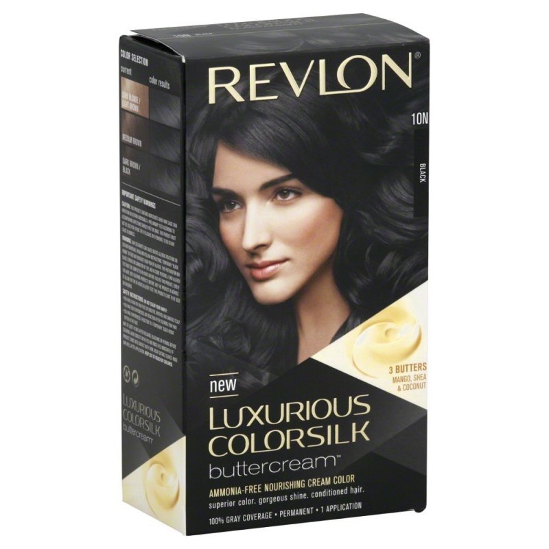 Image 0 of Revlon Colorsilk Permanent Hair Color Luxurious 10N Butter cream Black