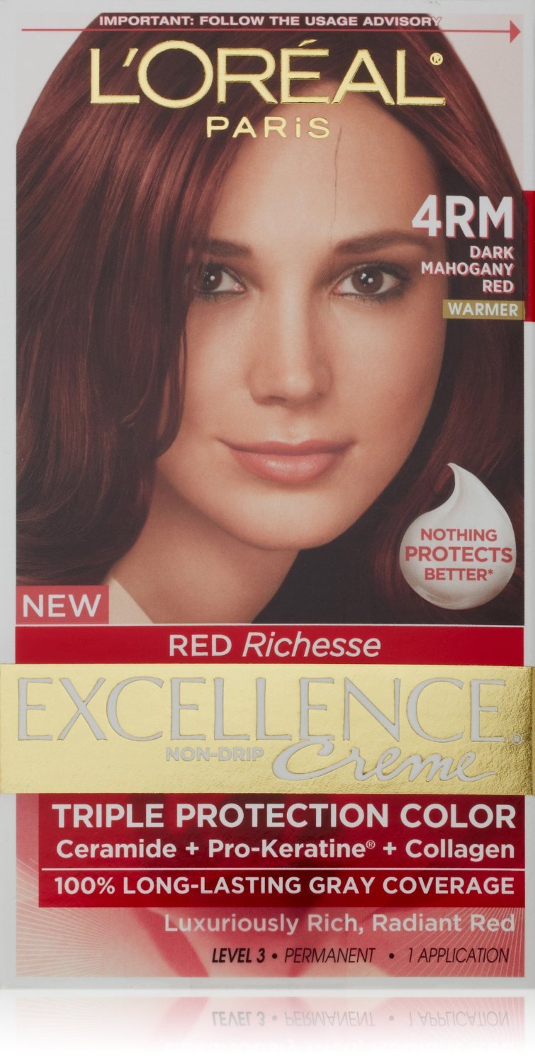 Loreal Excellence Permanent Hair Color 4RM Dark Mahogany