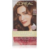 Loreal Excellence Permanent Hair Color 5G Medium Golden Brown