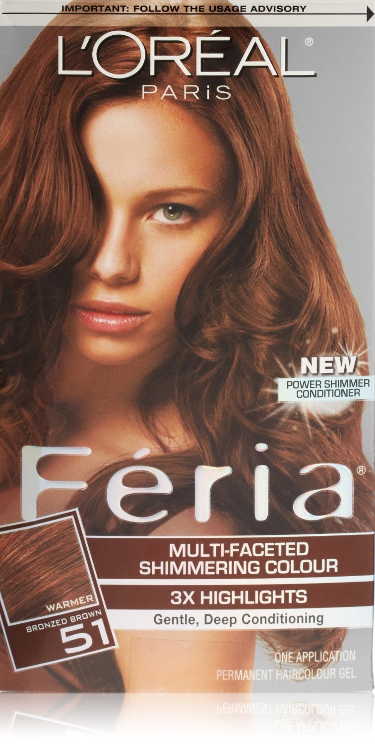 Image 0 of Loreal Feria Permanent Hair Color 51 Brazilian Brown