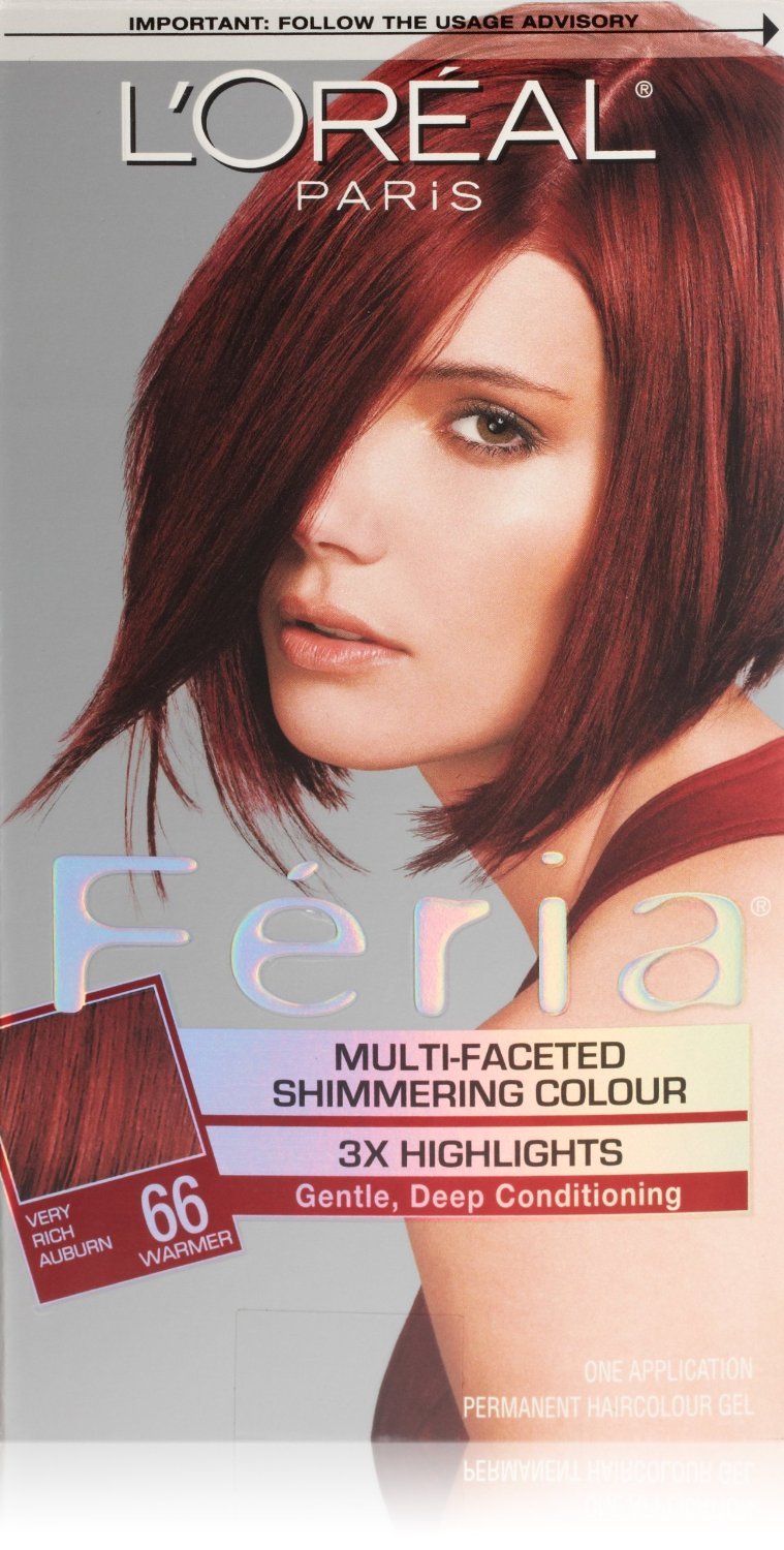 Loreal Feria Hair Color 66 Ruby Fusion